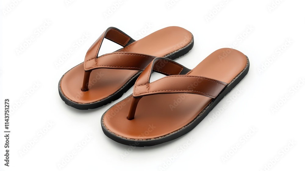 Sandals on white isolated background Sandals on white isolated background