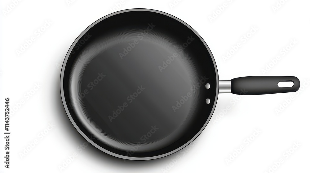 Skillet on white isolated background Skillet on white isolated background