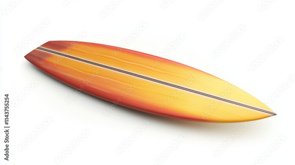 Surfboard on white background Surfboard on white background