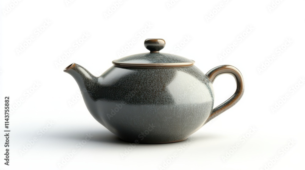 tea pot on white isolated background tea pot on white isolated background