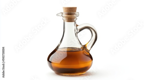 honey bottle on white isolated background