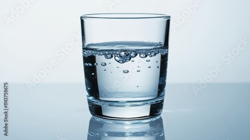 water on white isolated background