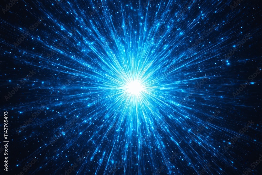 a close up of a blue star burst with a black background a close up of a blue star burst with a black background