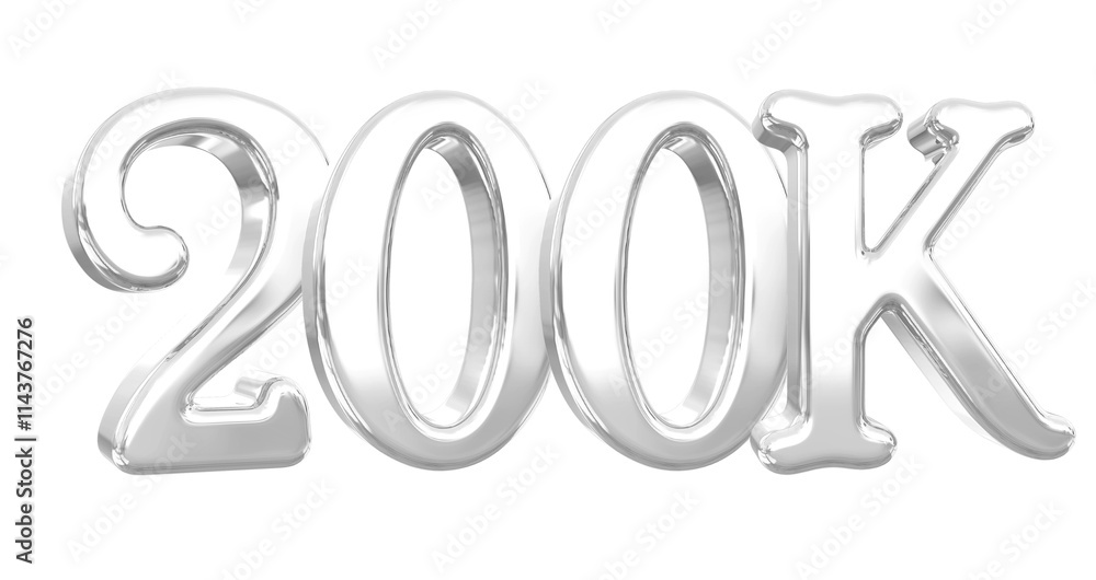 200K Follow Silver 200K Follow Silver