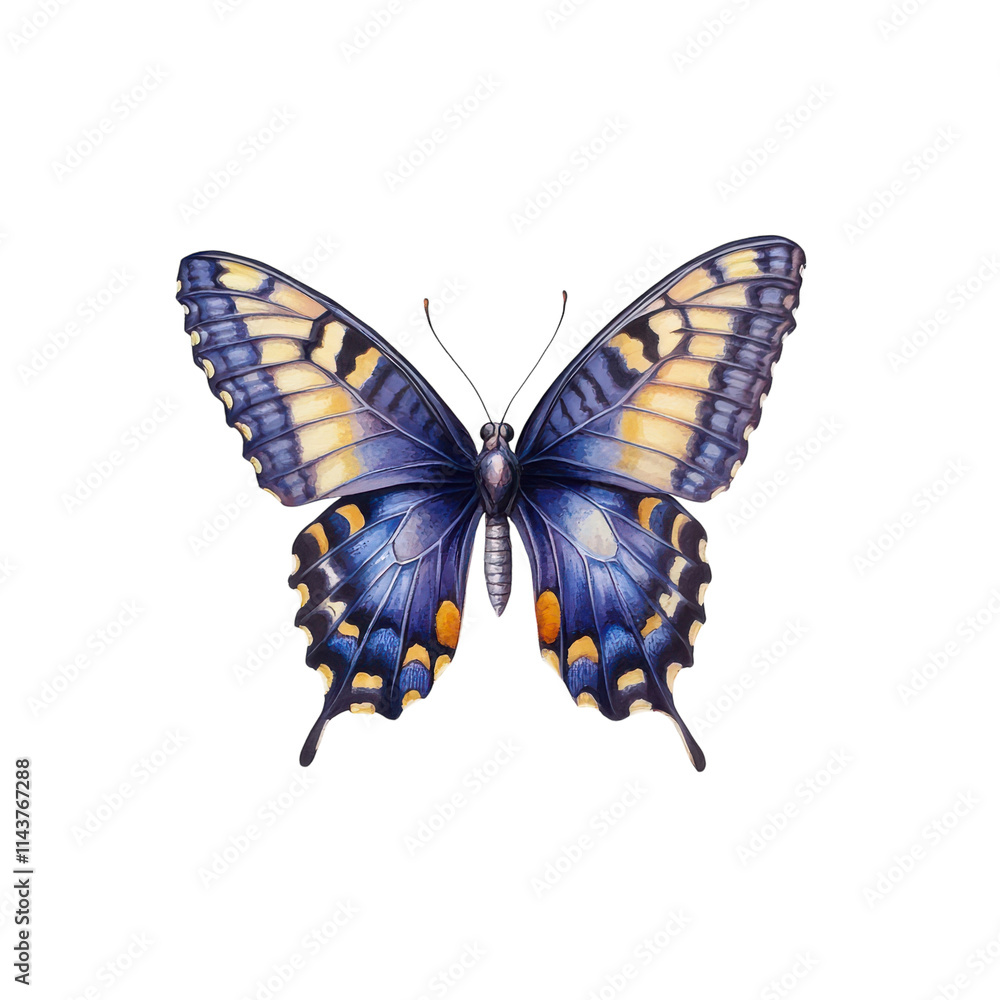 A Beautiful Butterfly Floating Gracefully on a White Background for Various Nature-Themed Designs and Transparent background. A Beautiful Butterfly Floating Gracefully on a White Background for Various Nature-Themed Designs and Transparent background.