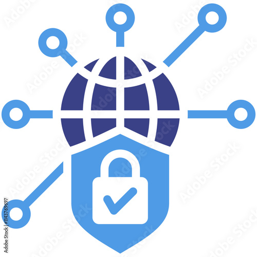 Secure Network Icon