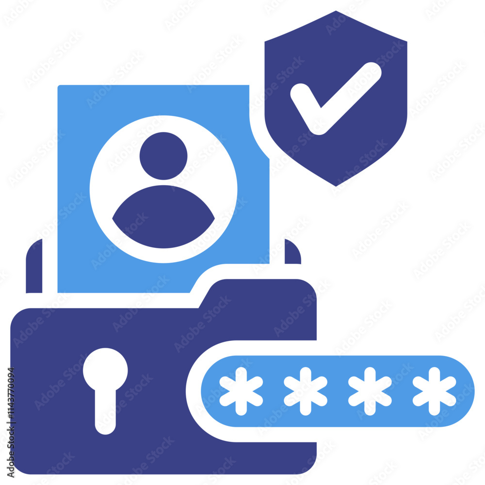 Obraz premium Data Encryption Icon