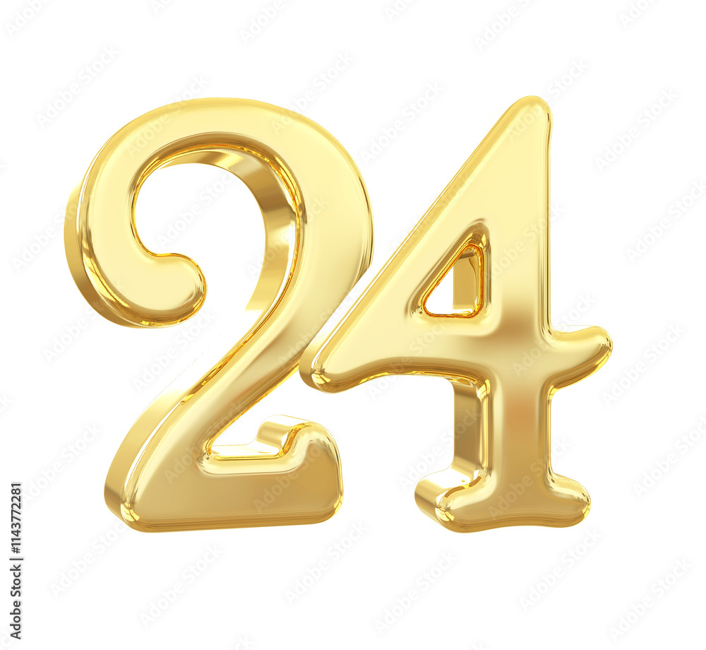Gold Number 24 Gold Number 24