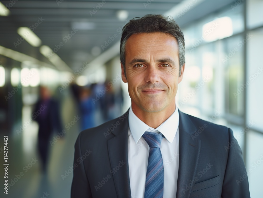 Portrait Attractive confident business man in business professional working office Portrait Attractive confident business man in business professional working office