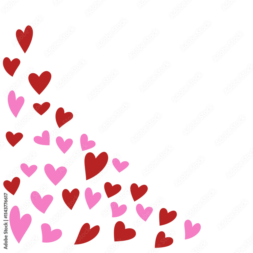 Valentine Love Shape Corner Decoration Valentine Love Shape Corner Decoration