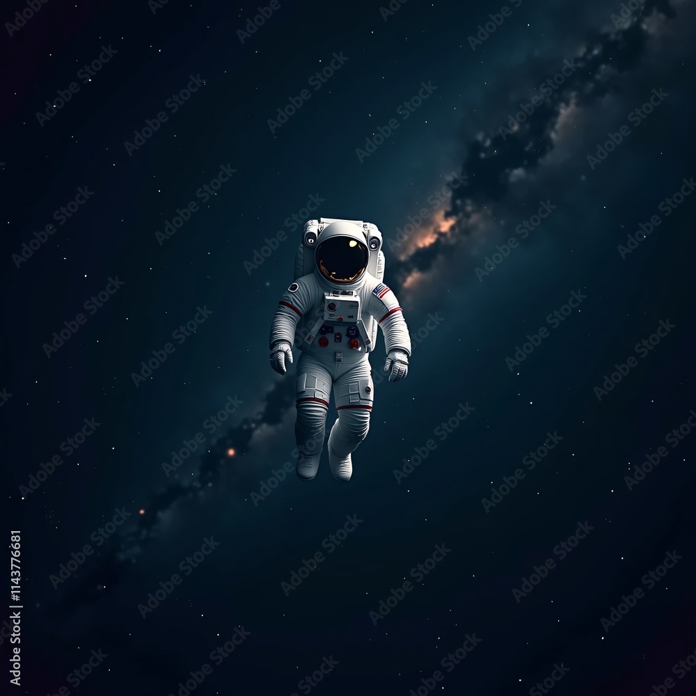 Fototapeta premium astronaut in space