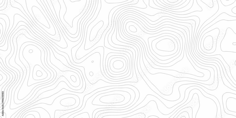 Abstract Vector geography landscape Topo contour map on white background, Topographic contour lines. Seamless pattern with lines Topographic map. Geographic mountain relief diagram line wave carve. Abstract Vector geography landscape Topo contour map on white background, Topographic contour lines. Seamless pattern with lines Topographic map. Geographic mountain relief diagram line wave carve.