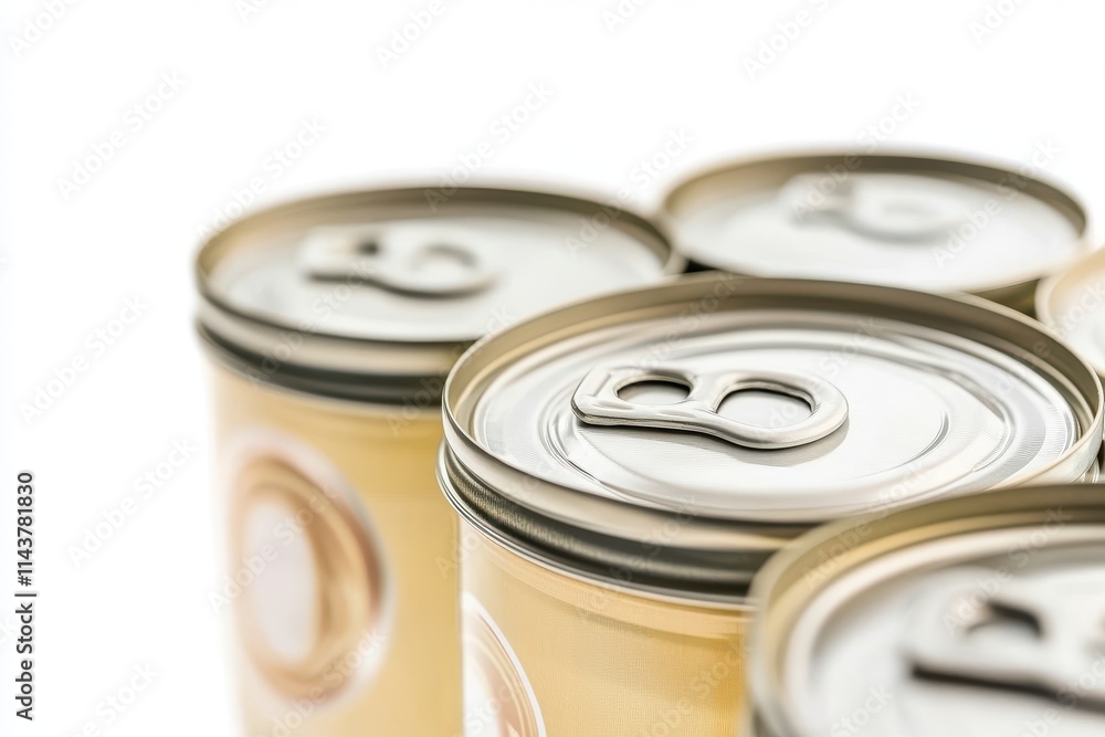 Canned food isolated on white background Canned food isolated on white background
