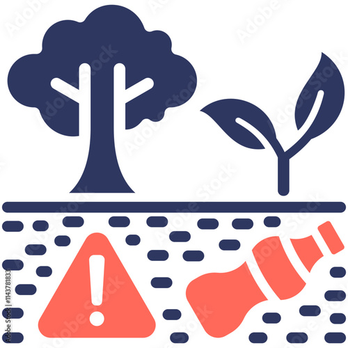Soil Pollution Icon