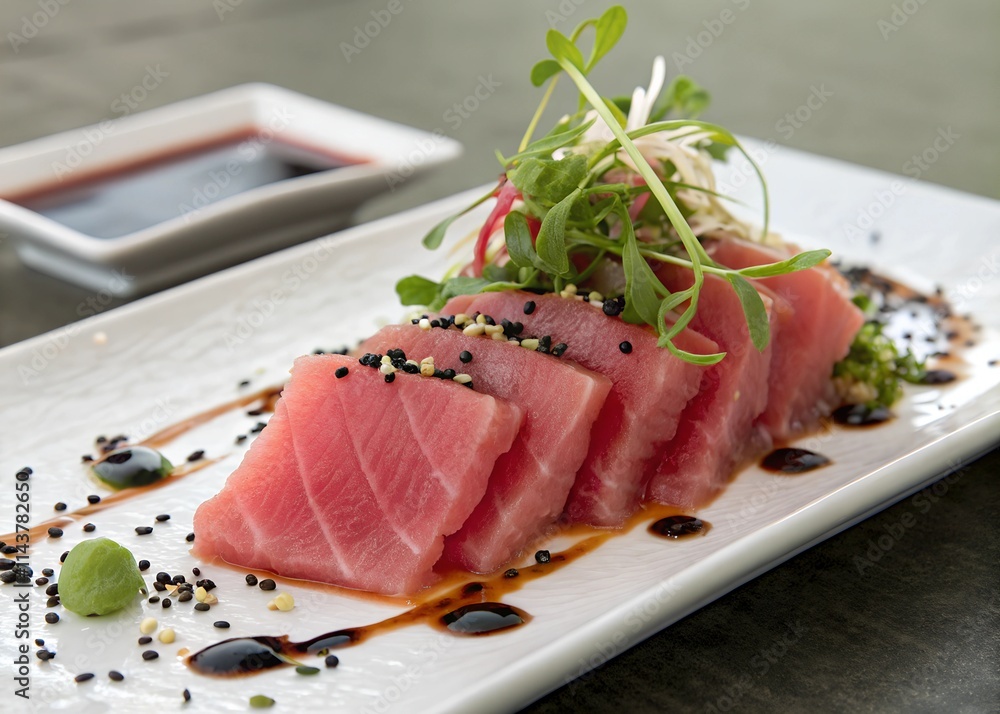 Explore the Elegance of Sashimi A Delectable Tuna Dish Perfect for Fine Dining and Healthy Eating Explore the Elegance of Sashimi A Delectable Tuna Dish Perfect for Fine Dining and Healthy Eating