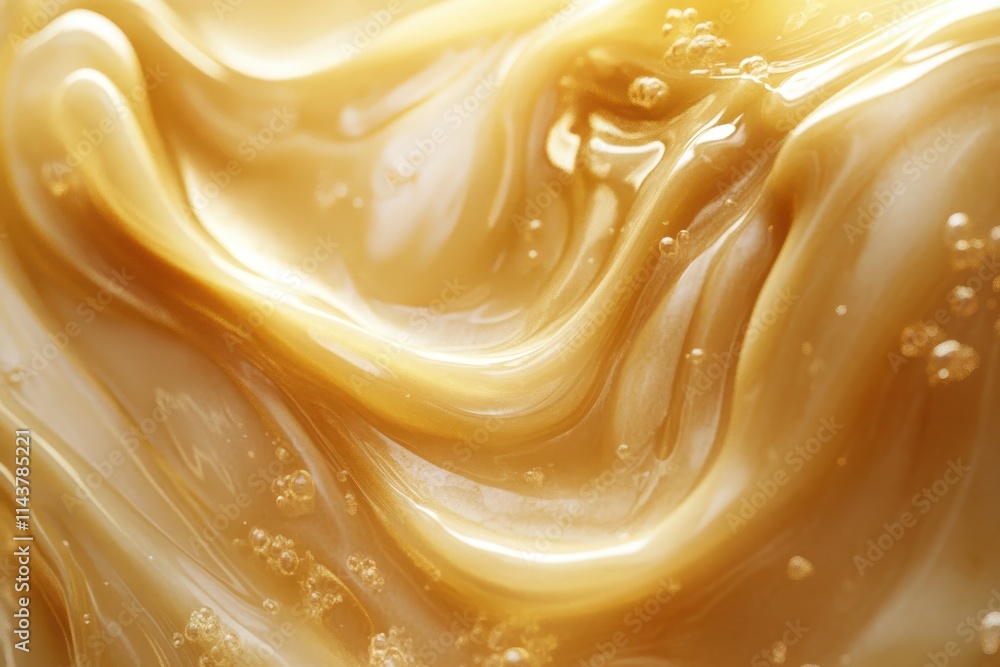 creamy caramel sauce rich texture glossy finish creamy caramel sauce rich texture glossy finish