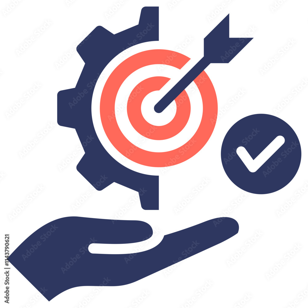Goal Achievement Icon Goal Achievement Icon