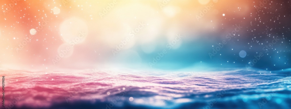 Serene Ocean Waves with Soft Colorful Bokeh and Dreamy Atmosphere Reflecting the Beauty of Nature and Tranquility at Sunset or Sunrise for Relaxation Themes Serene Ocean Waves with Soft Colorful Bokeh and Dreamy Atmosphere Reflecting the Beauty of Nature and Tranquility at Sunset or Sunrise for Relaxation Themes