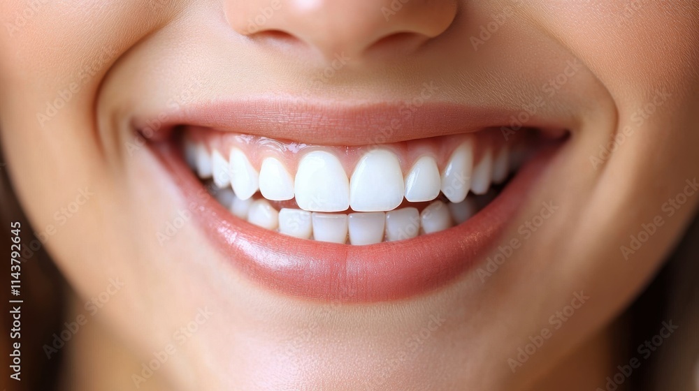 Bright smile illuminating joy and confidence in a close-up portrait of a woman enjoying the moment outdoors Bright smile illuminating joy and confidence in a close-up portrait of a woman enjoying the moment outdoors