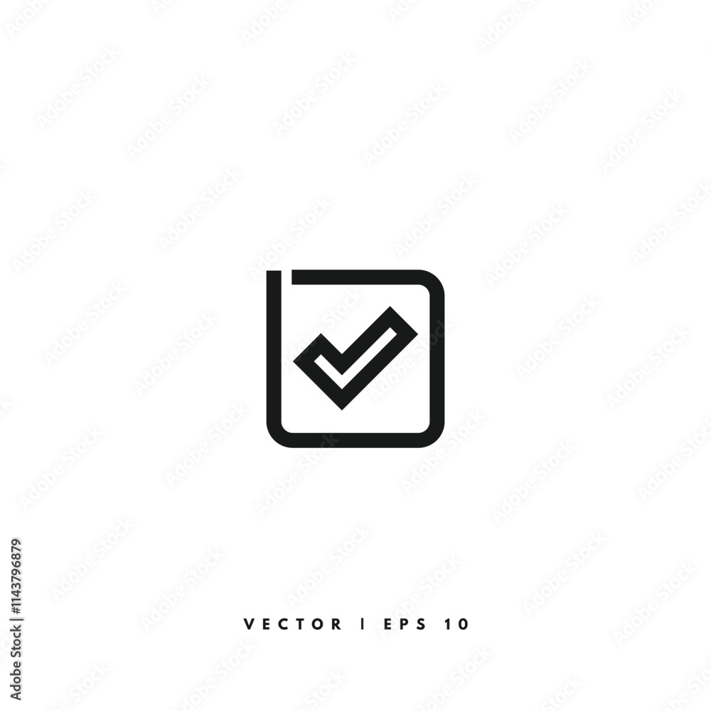 Check List Icon. Editable Stroke Check List Icon. Editable Stroke
