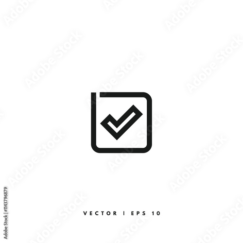 Check List Icon. Editable Stroke