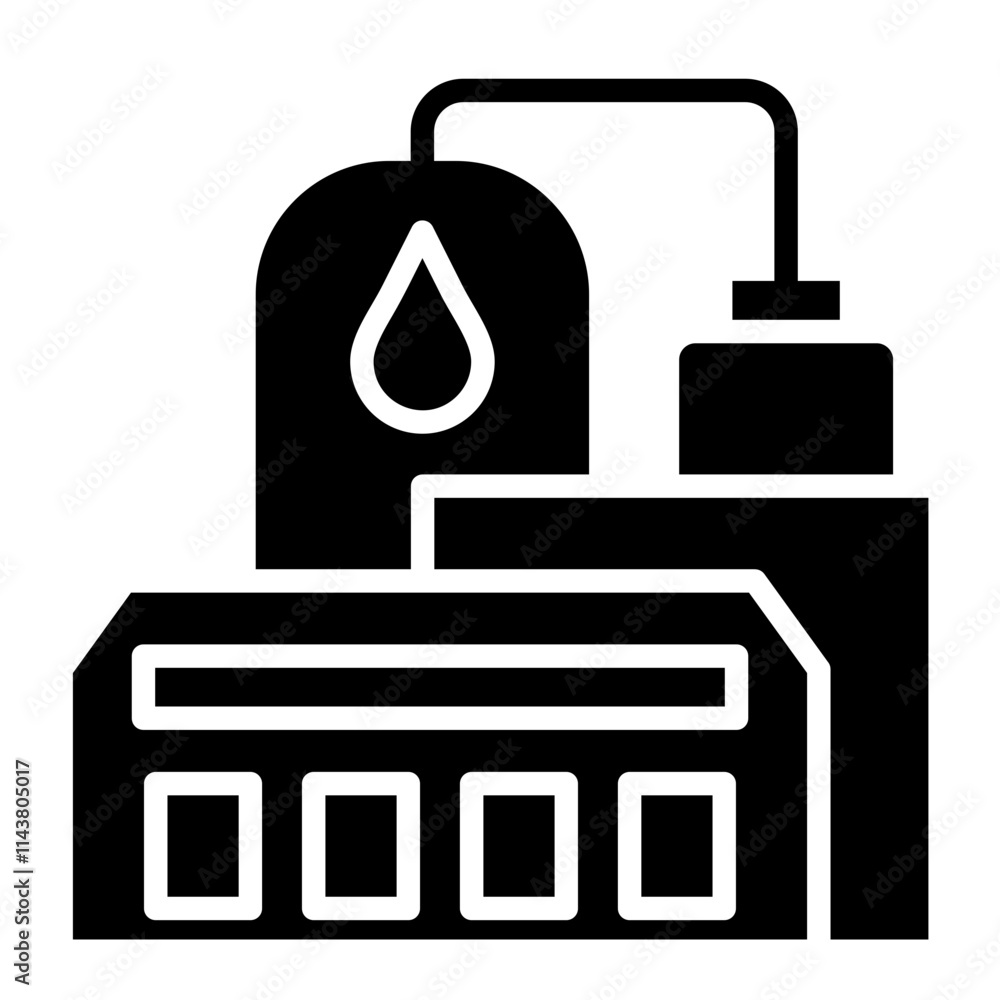 Obraz premium Factory Icon