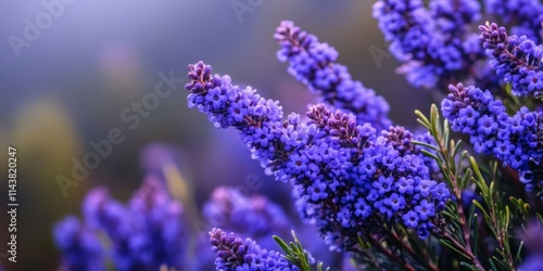 Phyllodoce caerulea, commonly referred to as blue heath, is an evergreen dwarf shrub reaching heights of about 15 cm. The blue heath features distinct purple flowers, adding vibrancy to various photo