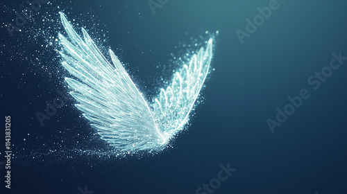 Crystallized Wings:  A pair...