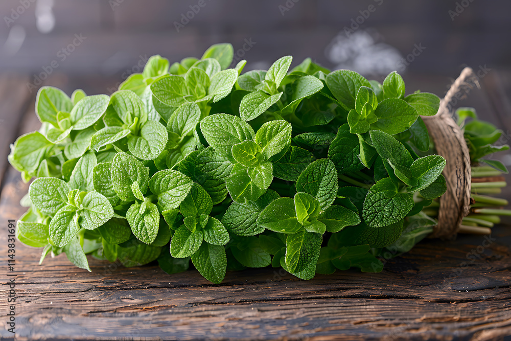 Fresh Basil and Oregano Leaves on Wooden Table – Aromatic Herbs for Culinary and Natural Concepts, Food Blogs, Recipes, E-commerce, Cookbooks, Ads, Social Media, Health Websites, Spice Branding Fresh Basil and Oregano Leaves on Wooden Table – Aromatic Herbs for Culinary and Natural Concepts, Food Blogs, Recipes, E-commerce, Cookbooks, Ads, Social Media, Health Websites, Spice Branding