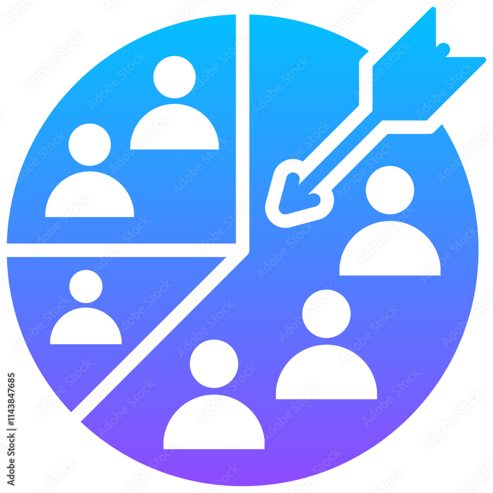 Market Segment Icon Market Segment Icon