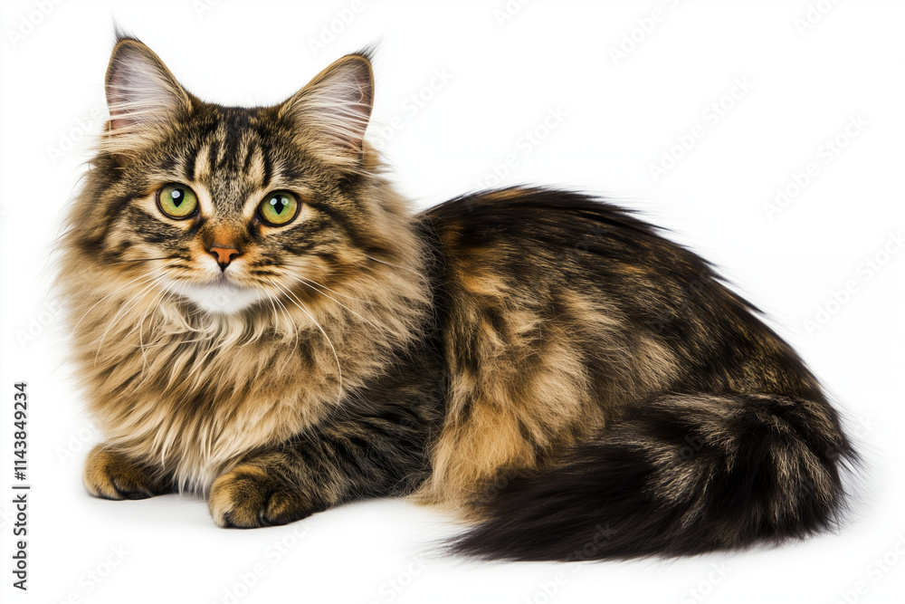 Obraz premium Cat isolated on a white background