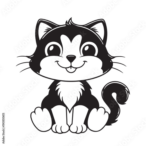 cat silhouette vector