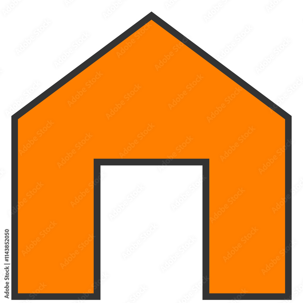 orange home icon orange home icon