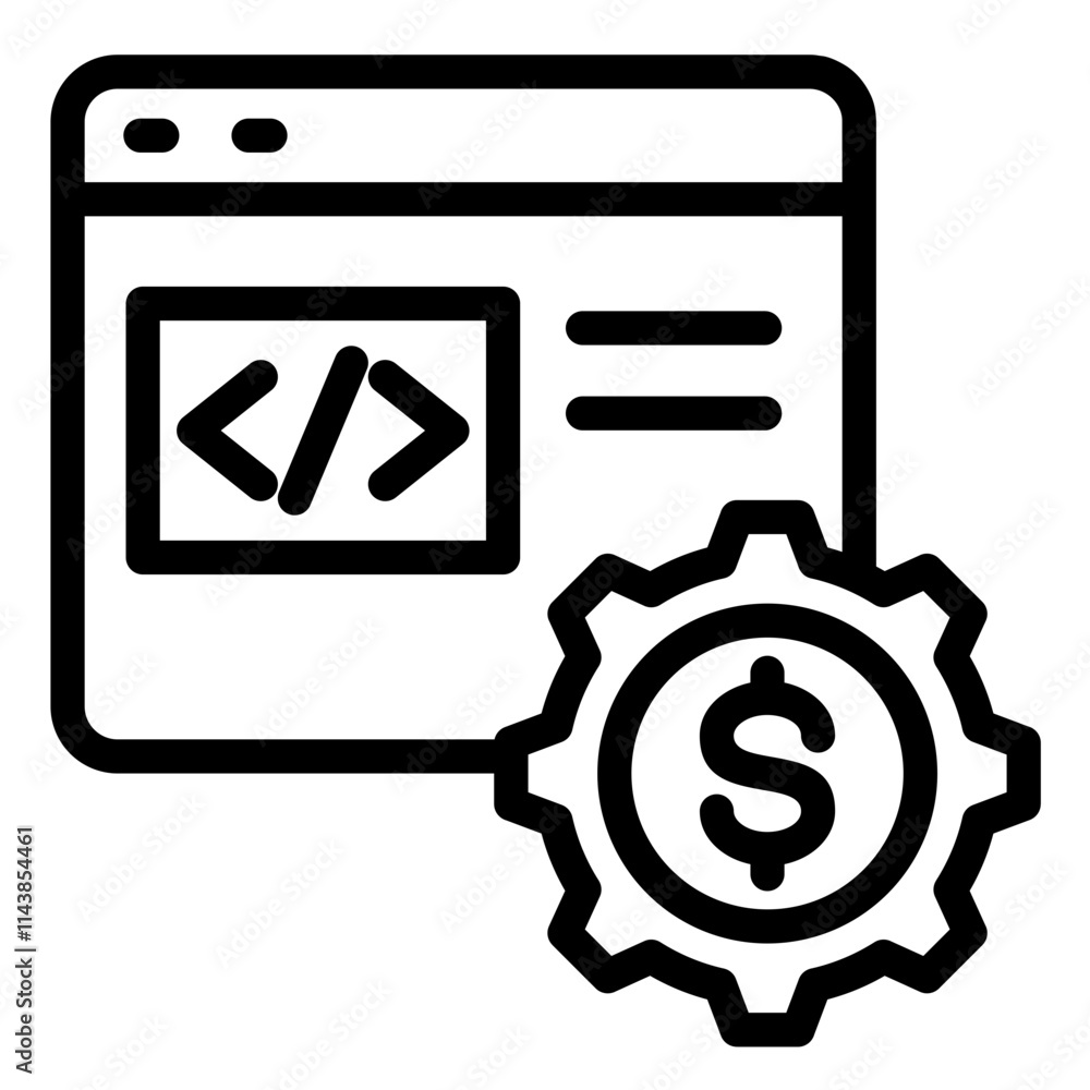 Web Development Icon Web Development Icon
