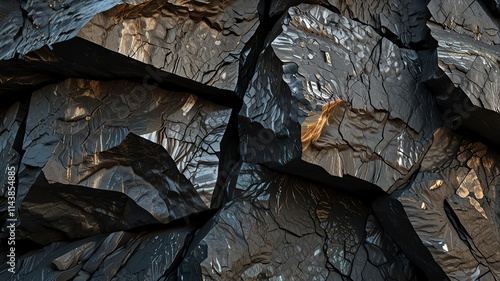 Abstract illustration of luxurious black lines on a gradient background 