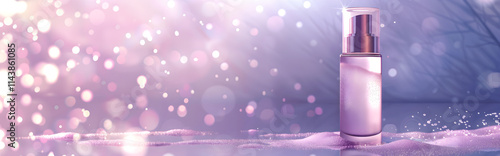 purple cosmetic for beauty brand perfume 