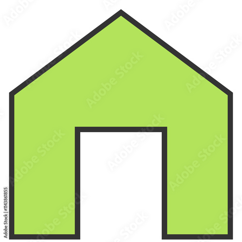 light green home icon