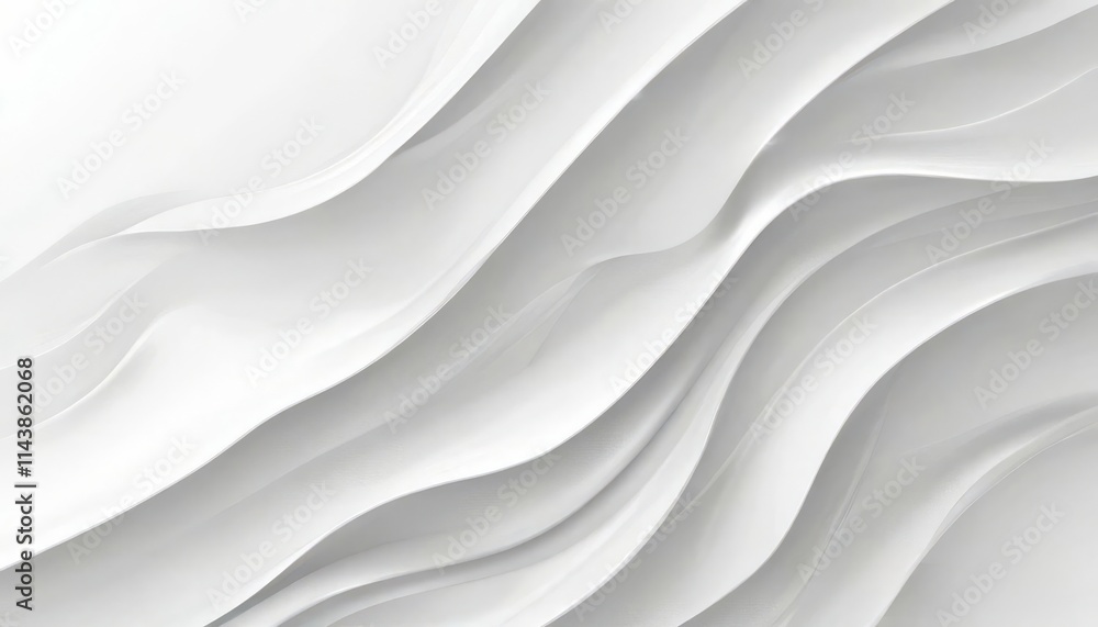 Elegant white fabric or surface with flowing, diffused light and subtle folds, offering a calm and neutral visual for backgrounds or decorative purposes. Elegant white fabric or surface with flowing, diffused light and subtle folds, offering a calm and neutral visual for backgrounds or decorative purposes.
