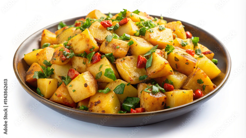 Spicy Roasted Potatoes with Herbs and Peppers Spicy Roasted Potatoes with Herbs and Peppers