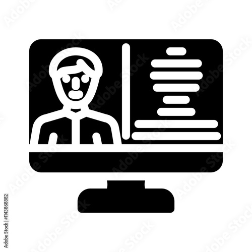 digital twin technology industry 4 glyph icon vector. digital twin technology industry 4 sign. isolated symbol illustration