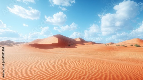 Fototapeta Naklejka Na Ścianę i Meble -  sand dunes in the sahara desert