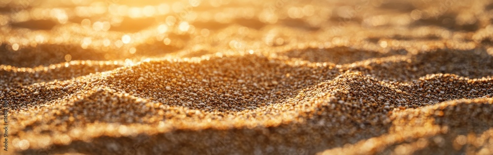 Intricate patterns of desert sand illuminated by golden sunlight at sunset Intricate patterns of desert sand illuminated by golden sunlight at sunset