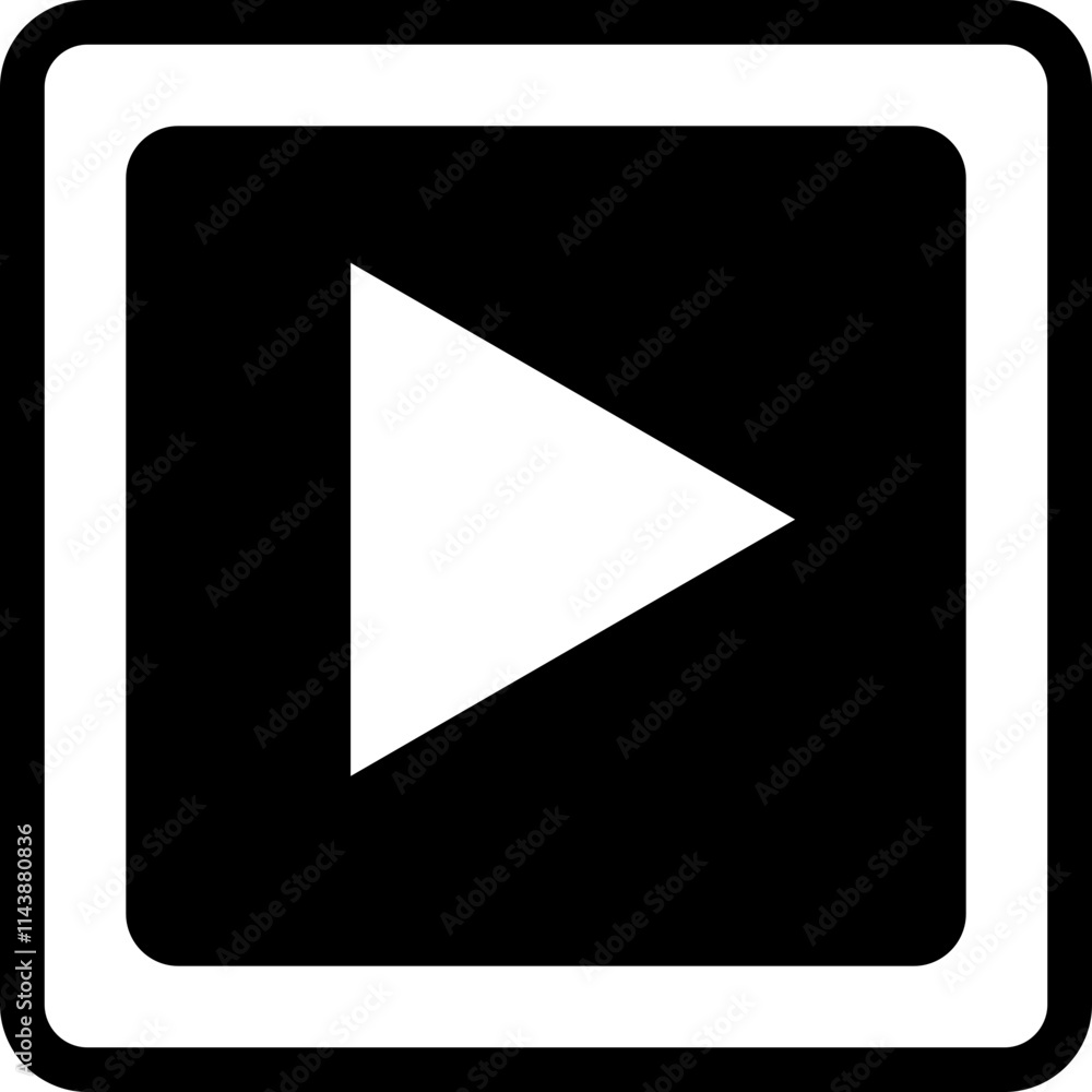Play button icon set Play button icon set