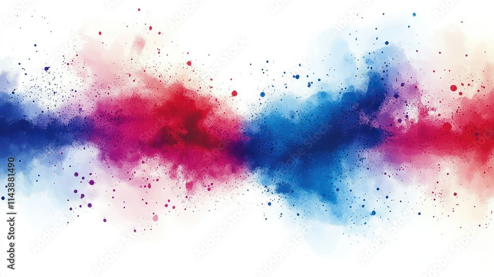 Fototapeta premium Abstract colorful splash design for creative projects.