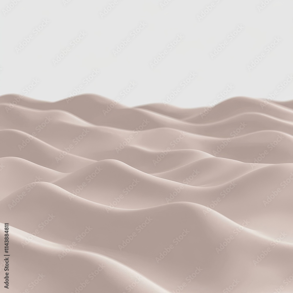 PANTONE 17-1230 Mocha Mousse Abstract Minimalist Art Decor Print Design