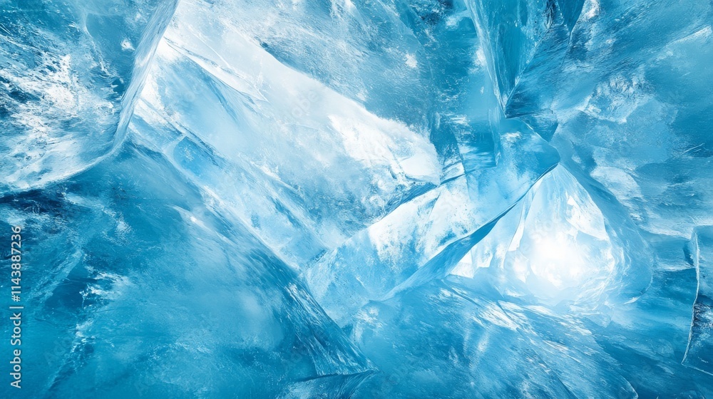 Intricate Patterns of Ice Formations Illuminated by Light, Capturing the Beauty of Frozen Elements in an Ethereal Blue Atmosphere Intricate Patterns of Ice Formations Illuminated by Light, Capturing the Beauty of Frozen Elements in an Ethereal Blue Atmosphere