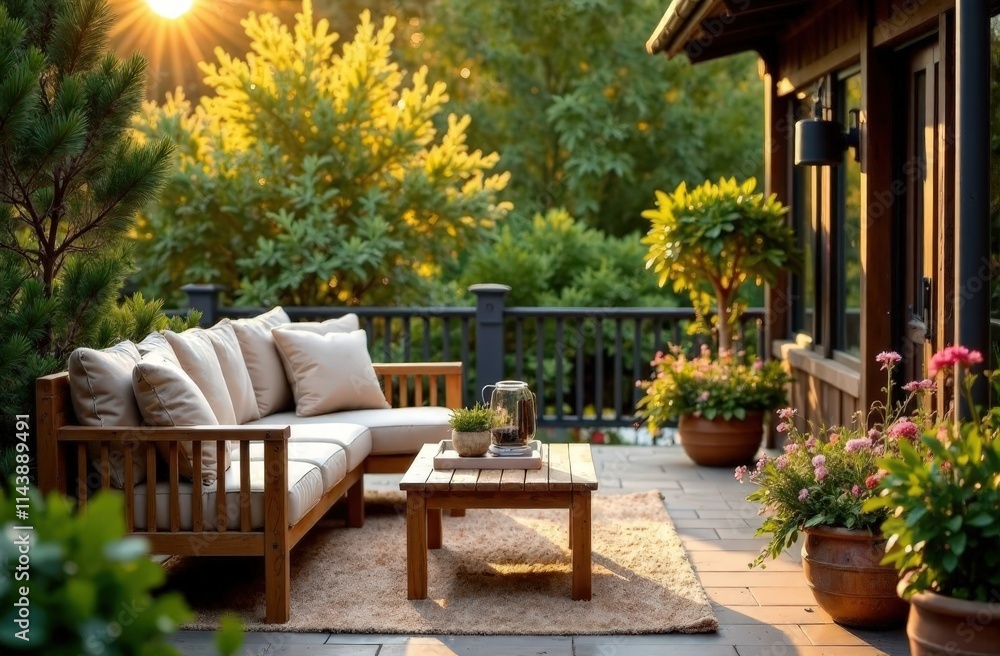 Mocha mousse outdoor patio Mocha mousse outdoor patio