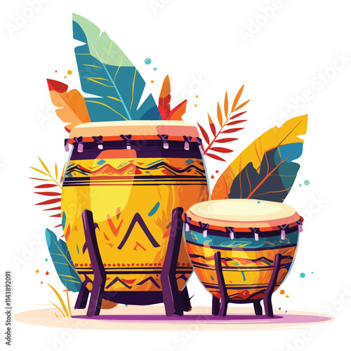 Vector design of percussion instruments.
In my vector designs of percussion instruments, I strive to capture the unique details and forms of each instrument with precision and creativity.