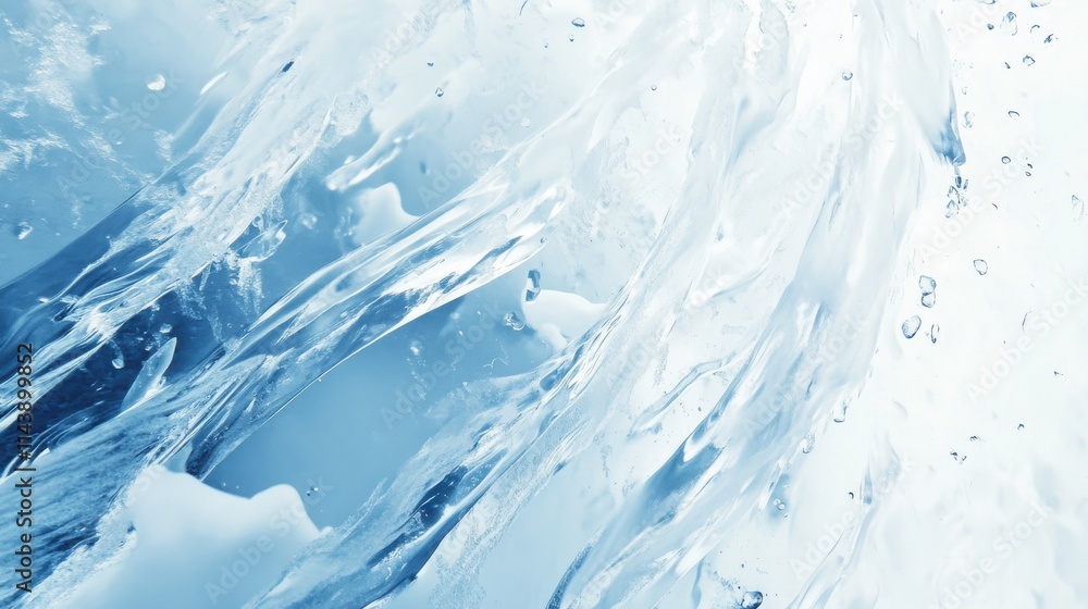 Intricate abstract ice patterns showcasing the beauty of frozen water in high resolution Intricate abstract ice patterns showcasing the beauty of frozen water in high resolution
