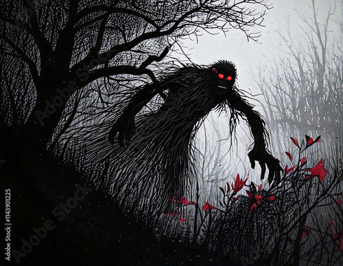 A monster in the forest.